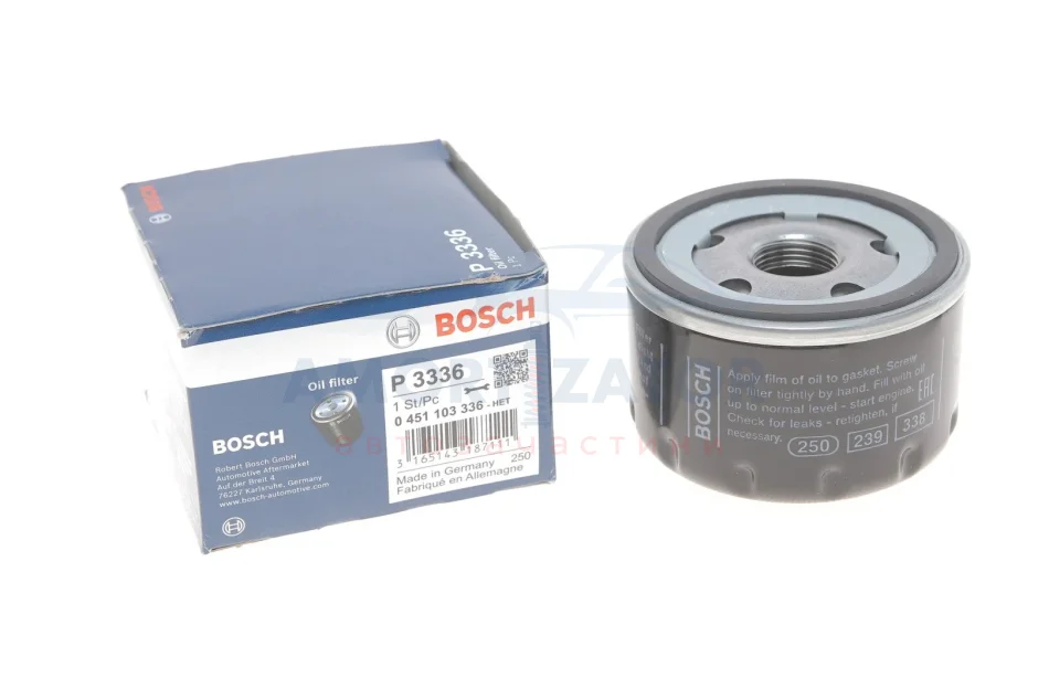 МАСТИЛЬНИЙ ФІЛЬТР BOSCH 0 451 103 336 (фото 1)