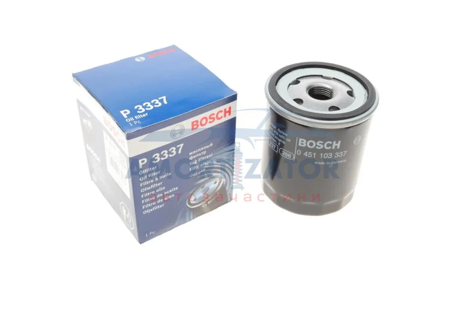 МАСТИЛЬНИЙ ФІЛЬТР BOSCH 0 451 103 337 (фото 1)