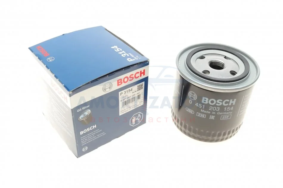 МАСТИЛЬНИЙ ФІЛЬТР W-V BOSCH 0 451 203 154 (фото 1)