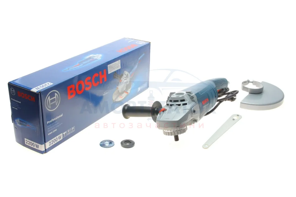КУТОВА ШЛІФМАШИНА GWS 2200 (230 круг) BOSCH 0 601 8C1 320 (фото 1)