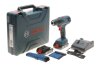 АК.ДРИЛЬ-ШУРУП GSR 180-LI 2 x 2,0Ah, A BOSCH 06019F810A (фото 1)