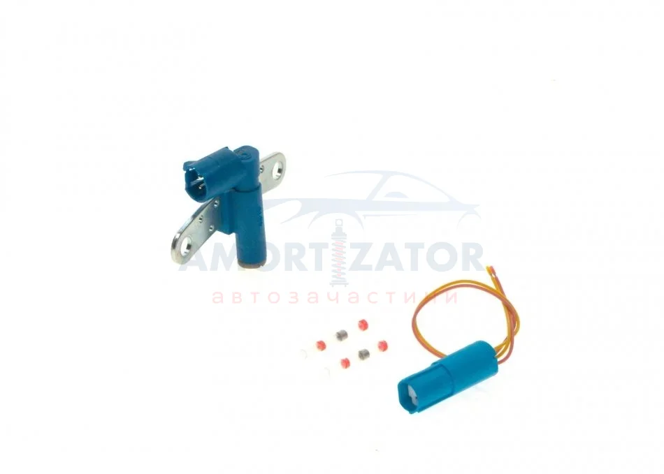 Датчик положення колінчастого вала AUDI A4 B7 NISSAN KUBISTAR RENAULT CLIO II, DUSTER, ESPACE III, FLUENCE, GRAND SCENIC II, KANGOO, KANGOO BE BOP, KANGOO EXPRESS, KANGOO II 1.4-2.0D 09.95- BOSCH 0986280455 (фото 1)