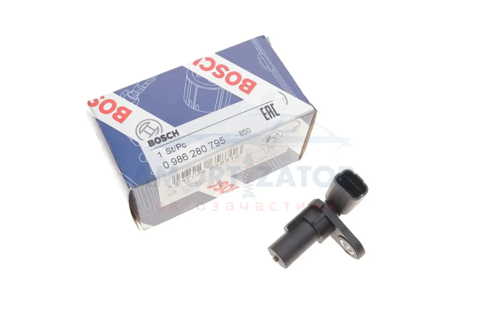 ДАТЧИК ОБЕРТОВОЇ ШВИДКОСТІ 0 986 280 795 BOSCH 0986280795 (фото 1)
