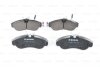 Комплект гальмівних колодок передн, CITROEN JUMPER I FIAT DUCATO PEUGEOT BOXER 1.9D-2.8D 02.94-09.09 BOSCH 0986424031 (фото 4)