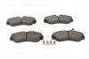 Комплект гальмівних колодок передн, CITROEN JUMPER I FIAT DUCATO PEUGEOT BOXER 1.9D-2.8D 02.94-09.09 BOSCH 0986424031 (фото 6)