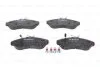Комплект гальмівних колодок передн, CITROEN JUMPER I FIAT DUCATO PEUGEOT BOXER 1.9D-2.8D 02.94-09.09 BOSCH 0986424031 (фото 7)