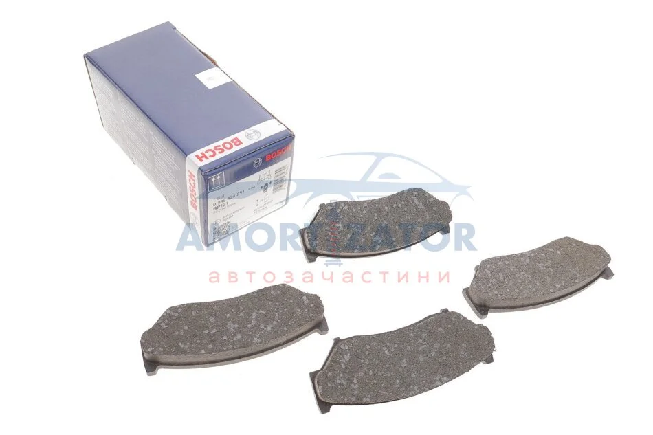 ГАЛЬМІВНІ КОЛОДКИ, ДИСКОВІ 0 986 424 251 BOSCH 0986424251 (фото 1)
