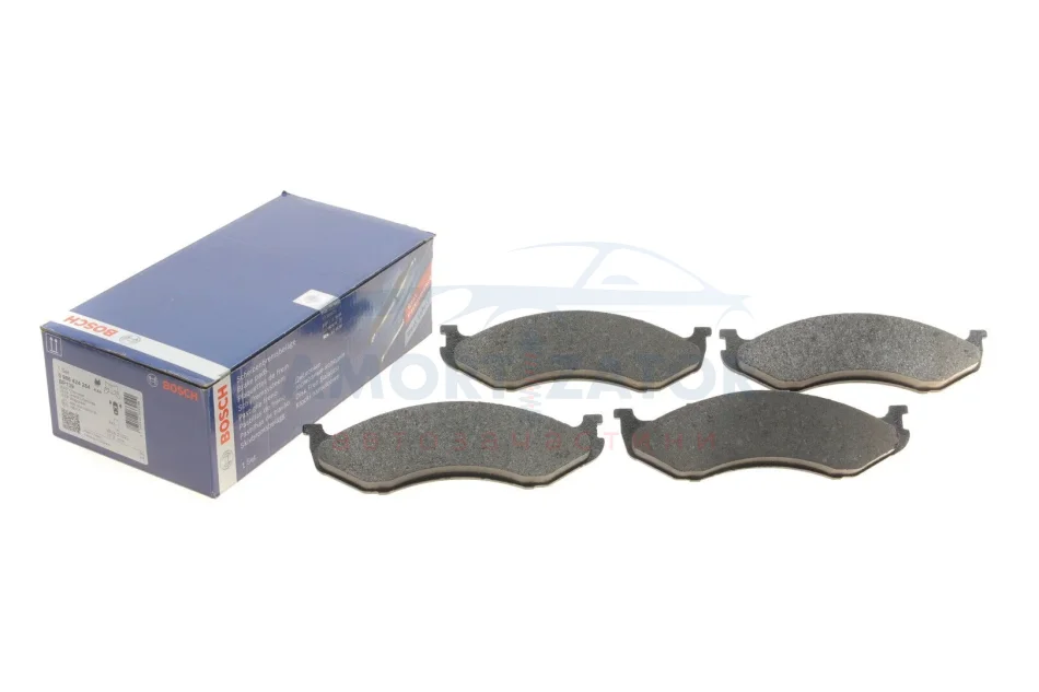 ГАЛЬМІВНІ КОЛОДКИ, ДИСКОВІ 0 986 424 284 BOSCH 0986424284 (фото 1)
