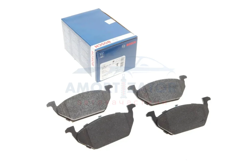 ГАЛЬМІВНІ КОЛОДКИ, ДИСКОВІ BOSCH 0 986 424 364 (фото 1)