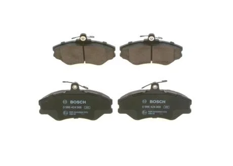 Гальмівні колодки дискові BOSCH 0986424368