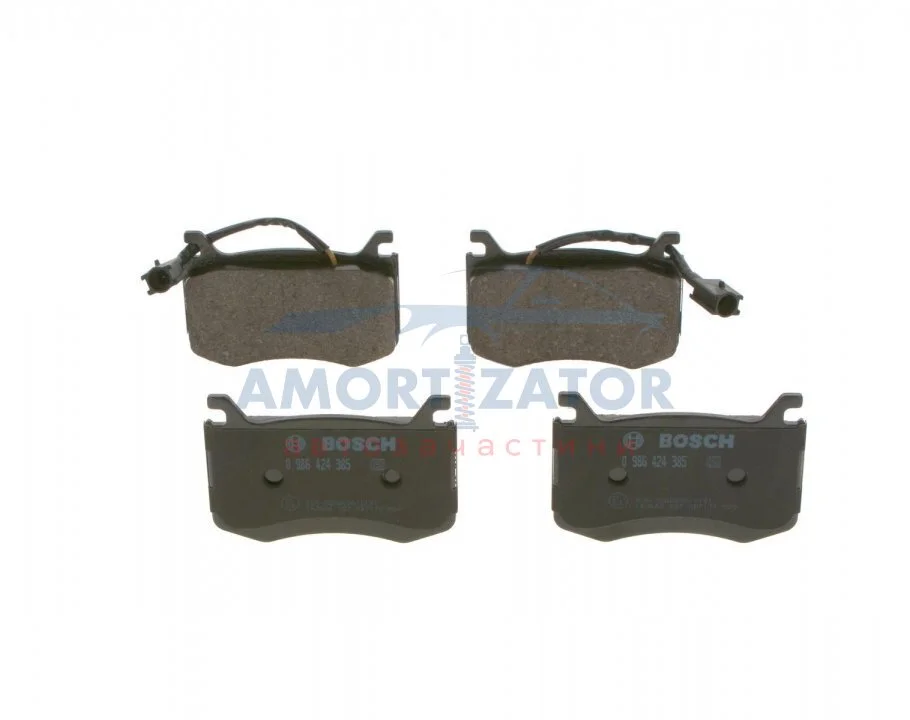 Гальмівні колодки дискові BOSCH 0986424385 (фото 1)