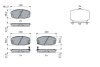 Комплект гальмівних колодок передн, HYUNDAI CRETA, KONA 1.0-2.0 01.16- BOSCH 0986424393 (фото 5)
