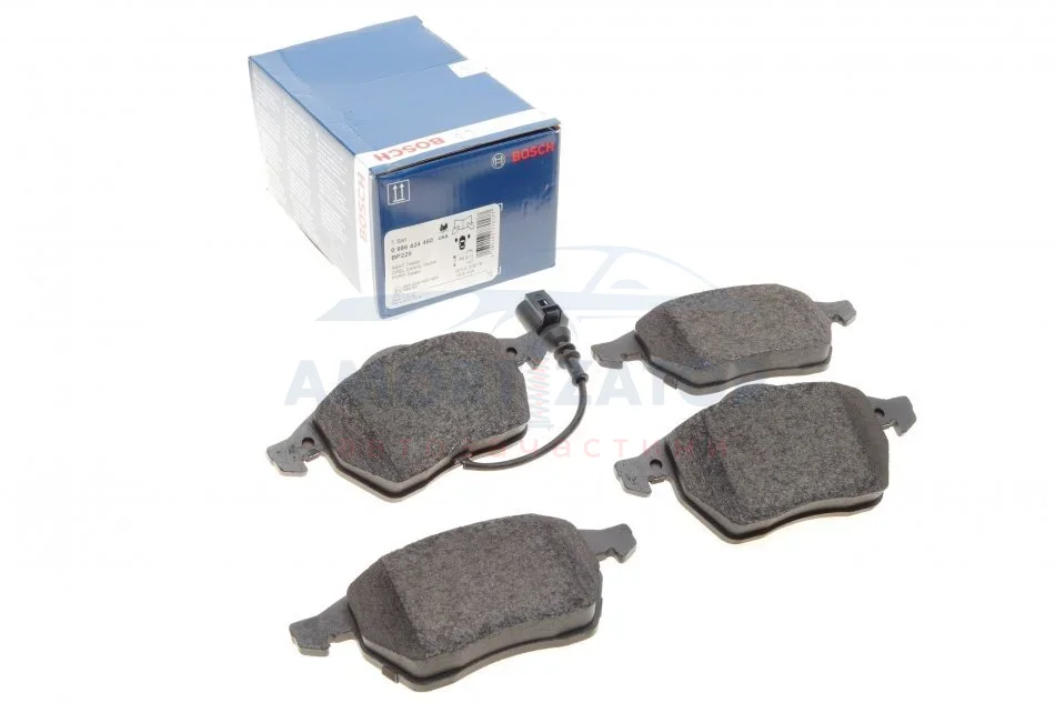 ГАЛЬМІВНІ КОЛОДКИ, ДИСКОВІ 0 986 424 460 BOSCH 0986424460 (фото 1)