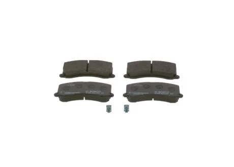 Комплект гальмівних колодок передн, SUZUKI BALENO 1.3-1.9D 07.95-05.02 BOSCH 0986424465