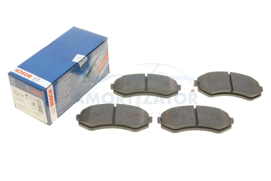 Комплект гальмівних колодок - дискові BOSCH 0 986 424 489 (фото 1)
