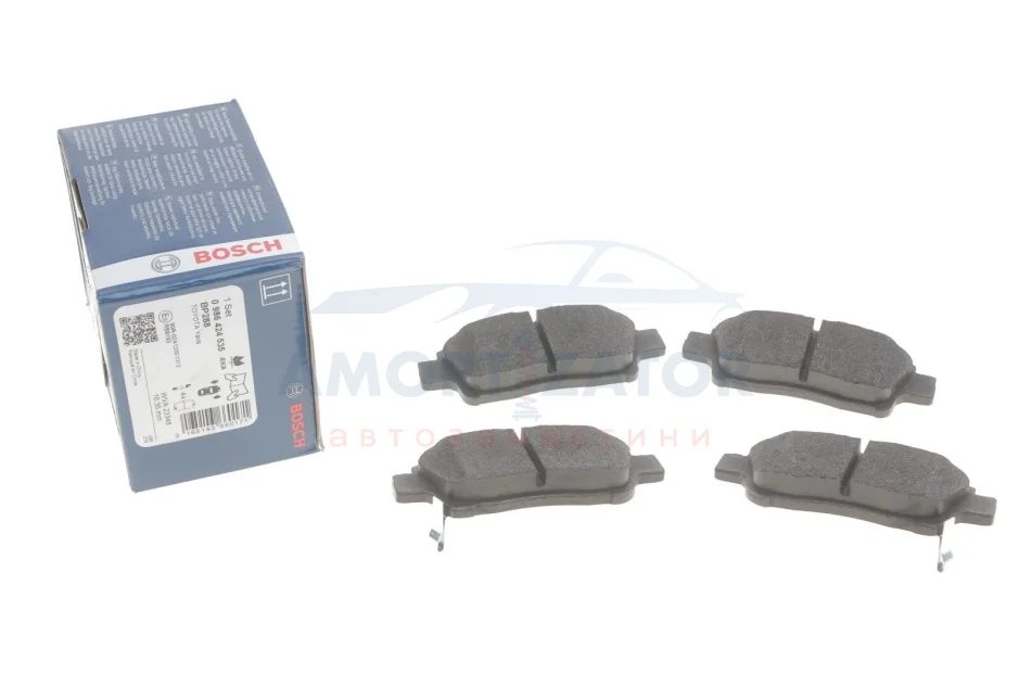 ГАЛЬМІВНІ КОЛОДКИ, ДИСКОВІ 0 986 424 535 BOSCH 0986424535 (фото 1)