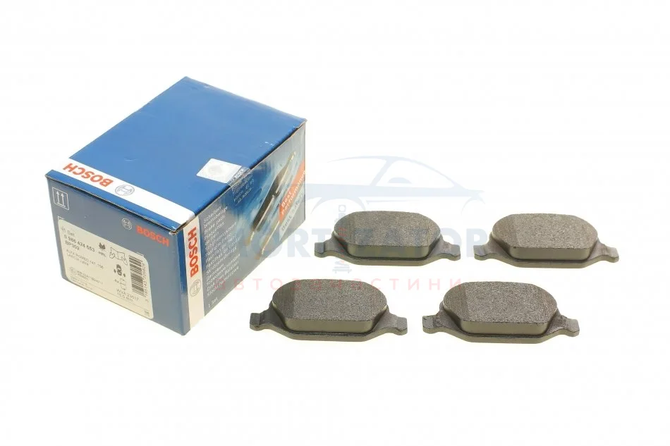 Комплект гальмівних колодок - дискові BOSCH 0 986 424 553 (фото 1)