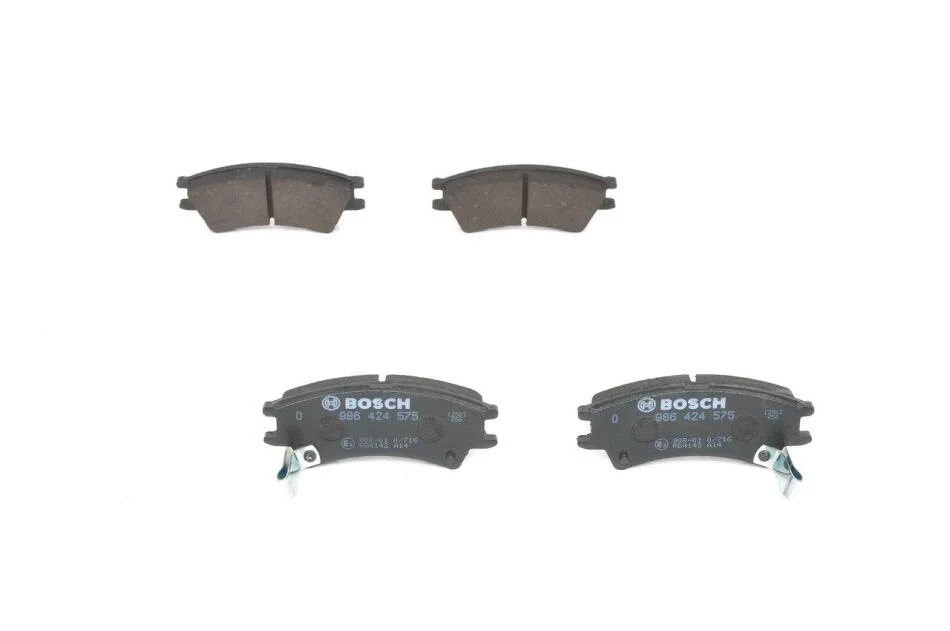 Комплект гальмівних колодок передн, HYUNDAI ATOS 1.0 02.98-03.02 BOSCH 0986424575 (фото 1)