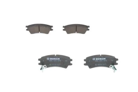 Комплект гальмівних колодок передн, HYUNDAI ATOS 1.0 02.98-03.02 BOSCH 0986424575