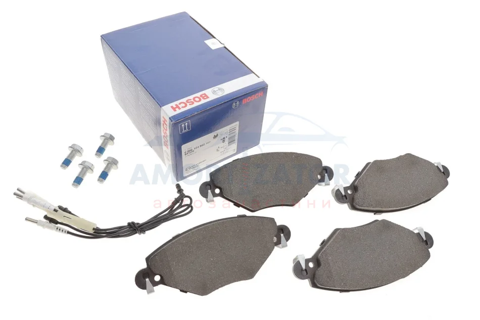 ГАЛЬМІВНІ КОЛОДКИ, ДИСКОВІ 0 986 424 582 BOSCH 0986424582 (фото 1)