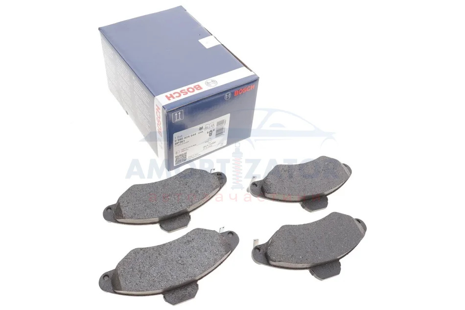 ГАЛЬМІВНІ КОЛОДКИ, ДИСКОВІ 0 986 424 644 BOSCH 0986424644 (фото 1)