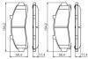 FORD колодки гальмівні передні EXPLORER 4.0 V6 93- BOSCH 0986424656 (фото 5)