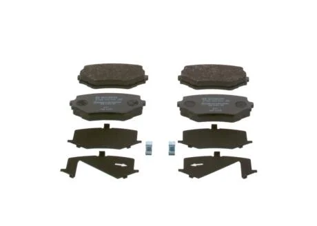 Гальмівні колодки дискові BOSCH 0986424658