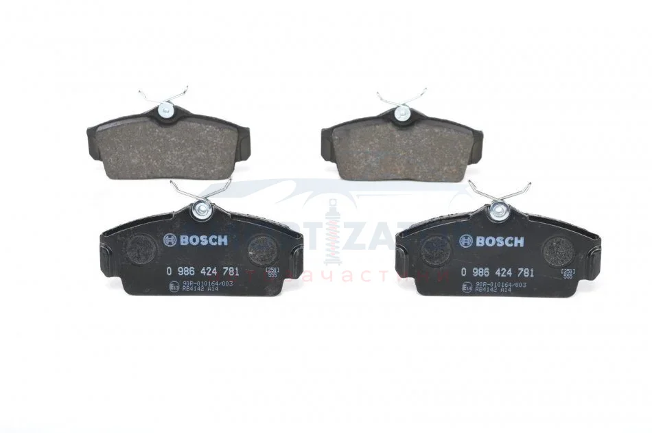 ГАЛЬМІВНІ КОЛОДКИ, ДИСКОВІ BOSCH 0986424781 (фото 1)