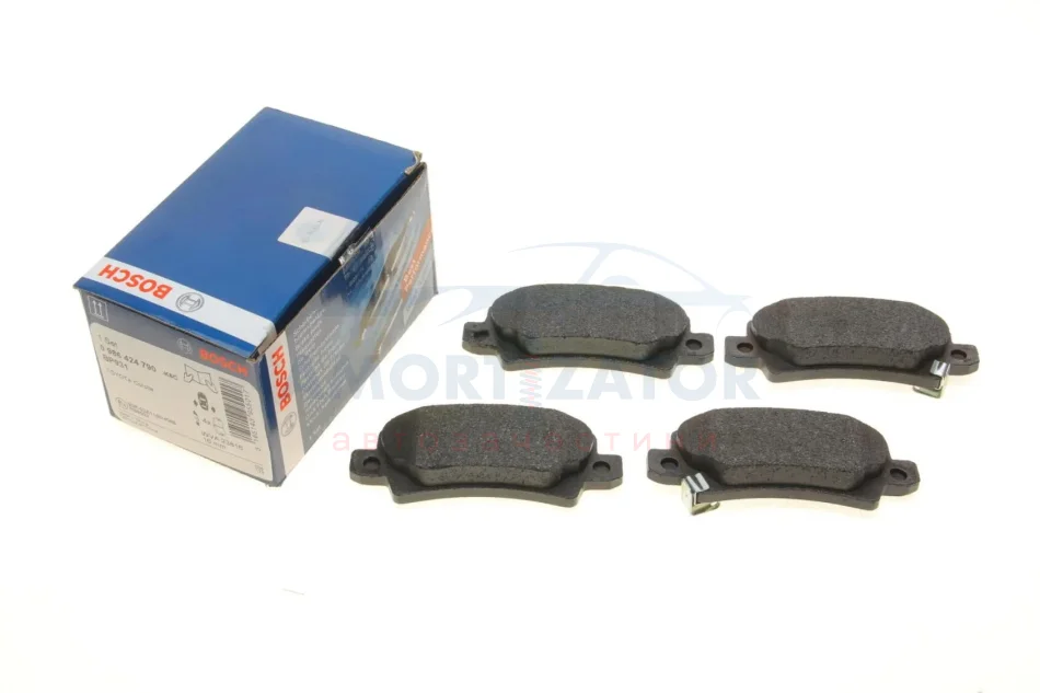 Комплект гальмівних колодок - дискові BOSCH 0 986 424 790 (фото 1)