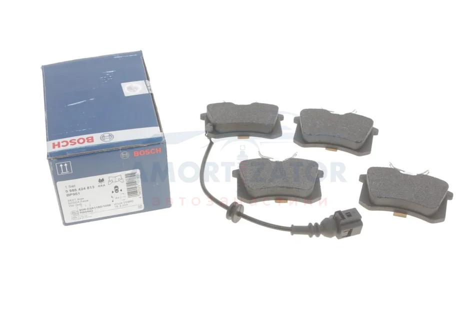 Гальмівні колодки дискові BOSCH 0986424813 (фото 1)