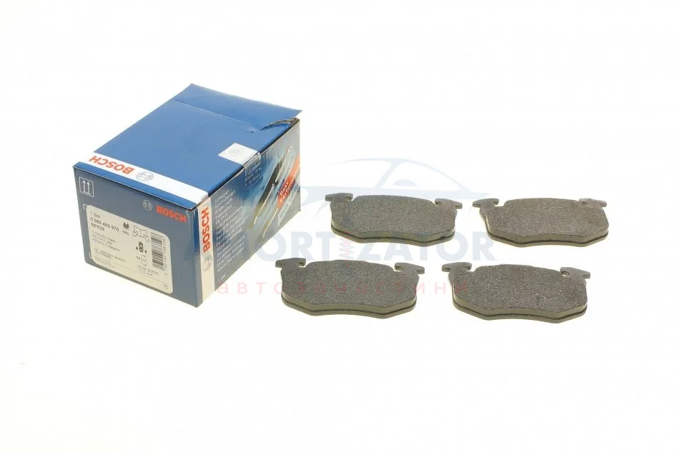 Гальмівні колодки дискові BOSCH 0 986 460 970 (фото 1)