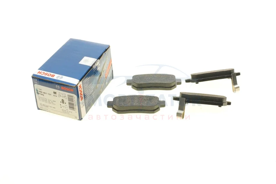 Комплект гальмівних колодок з 4 шт. дисків BOSCH 0 986 461 131 (фото 1)