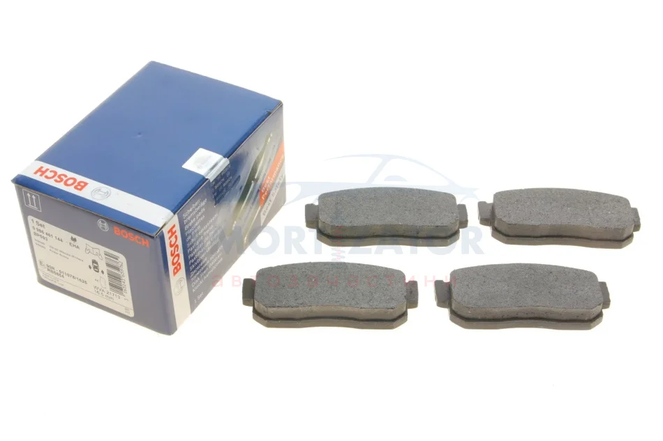 Комплект гальмівних колодок - дискові BOSCH 0 986 461 144 (фото 1)