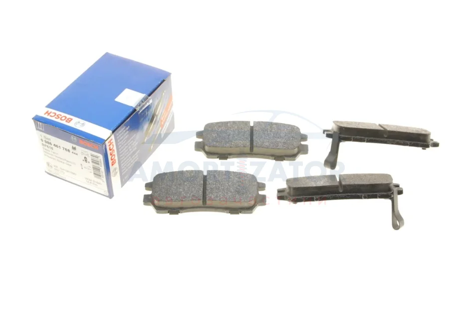 Комплект гальмівних колодок з 4 шт. дисків BOSCH 0 986 461 768 (фото 1)