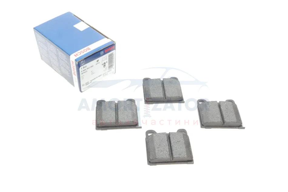 ГАЛЬМІВНІ КОЛОДКИ, ДИСКОВІ BOSCH 0 986 462 282 (фото 1)