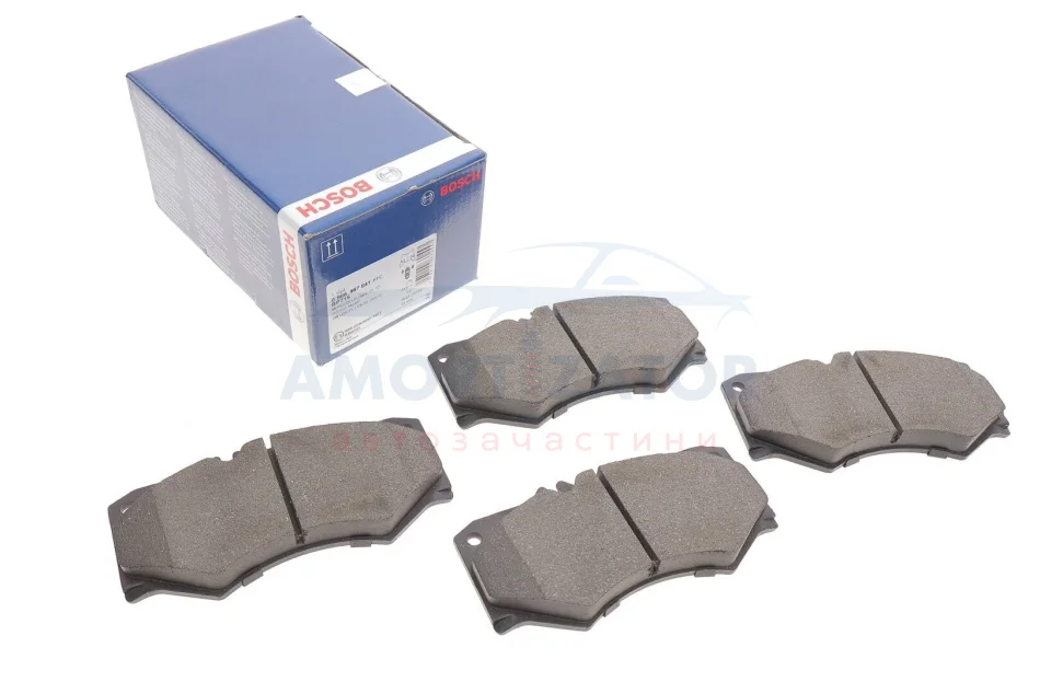 ГАЛЬМІВНІ КОЛОДКИ, ДИСКОВІ 0 986 467 841 BOSCH 0986467841 (фото 1)