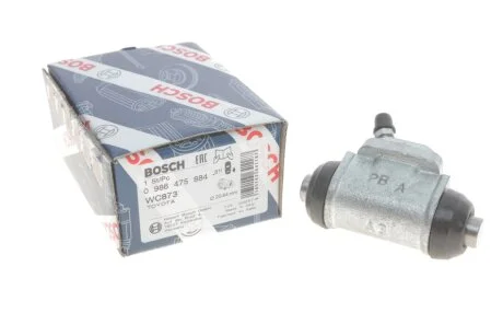 Циліндр гальмівний робочий BOSCH 0986475884