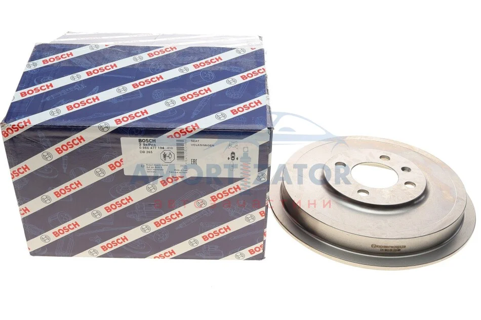 Гальмівний барабан BOSCH 0 986 477 194 (фото 1)