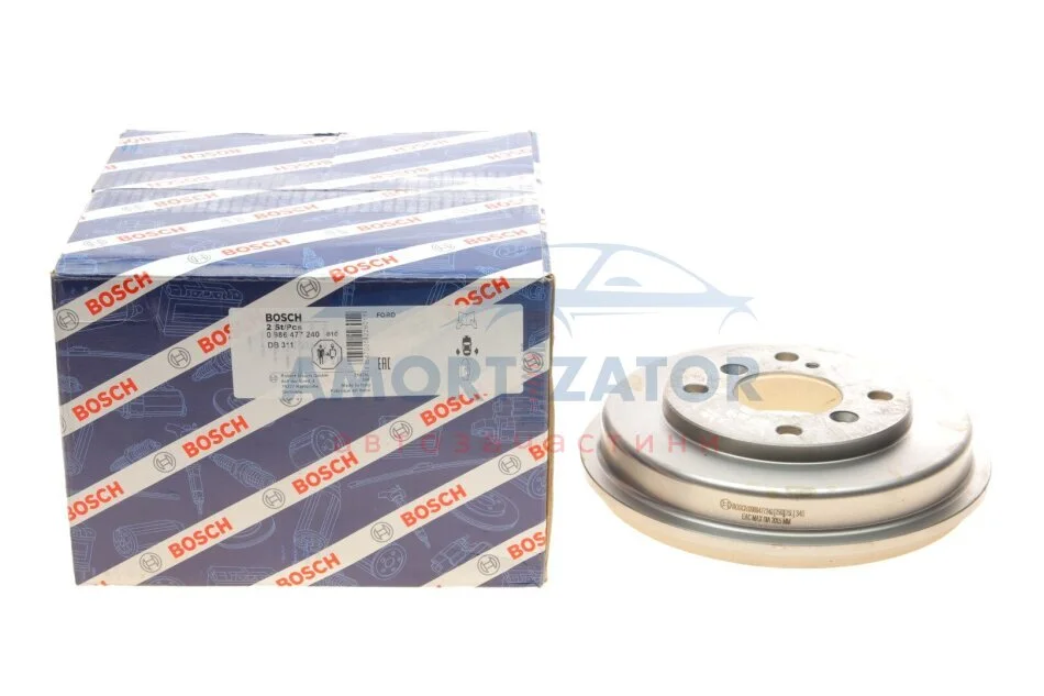 Гальмівний барабан BOSCH 0986477240 (фото 1)
