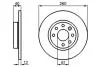 Диск гальмівний передн лів/прав VOLVO 440, 460, 480 1.6-2.0 04.86-12.96 BOSCH 0986478386 (фото 1)