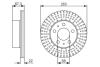 Гальмівний диск BOSCH 0986479480 (фото 1)