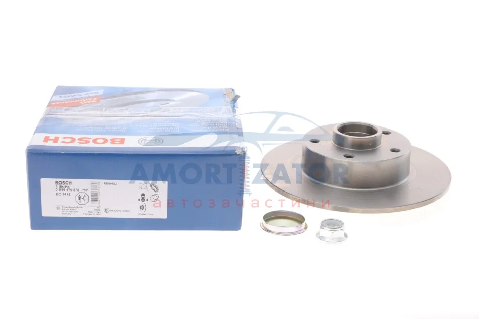 Диск гальмівний BOSCH 0 986 479 575 (фото 1)