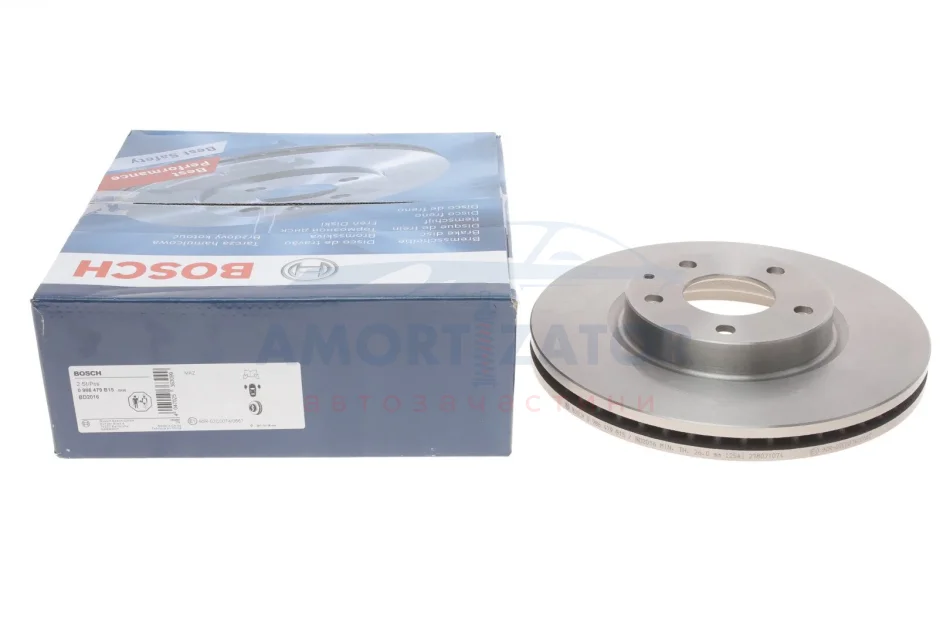 Диск гальмівний BOSCH 0 986 479 B15 (фото 1)