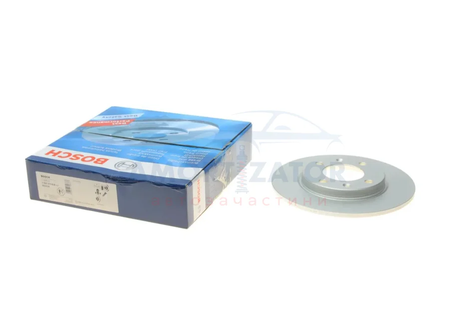 Диск гальмівний задн лів/прав CITROEN SAXO, XSARA, ZX PEUGEOT 106 II, 206, 306 1.0-2.0D 03.91- BOSCH 0 986 479 B35 (фото 1)
