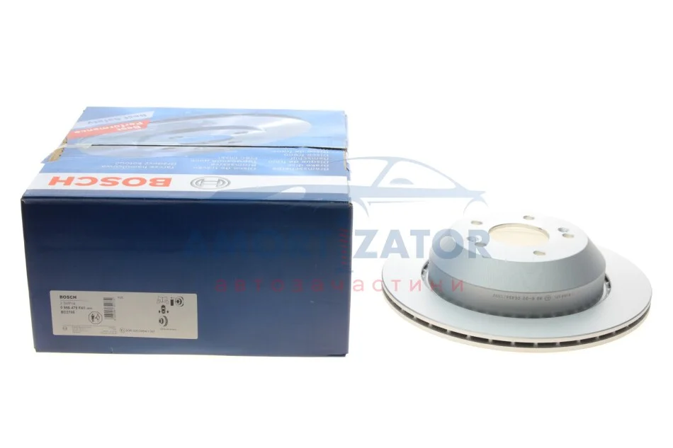 Диск тормозной задний BOSCH 0 986 479 F43 (фото 1)