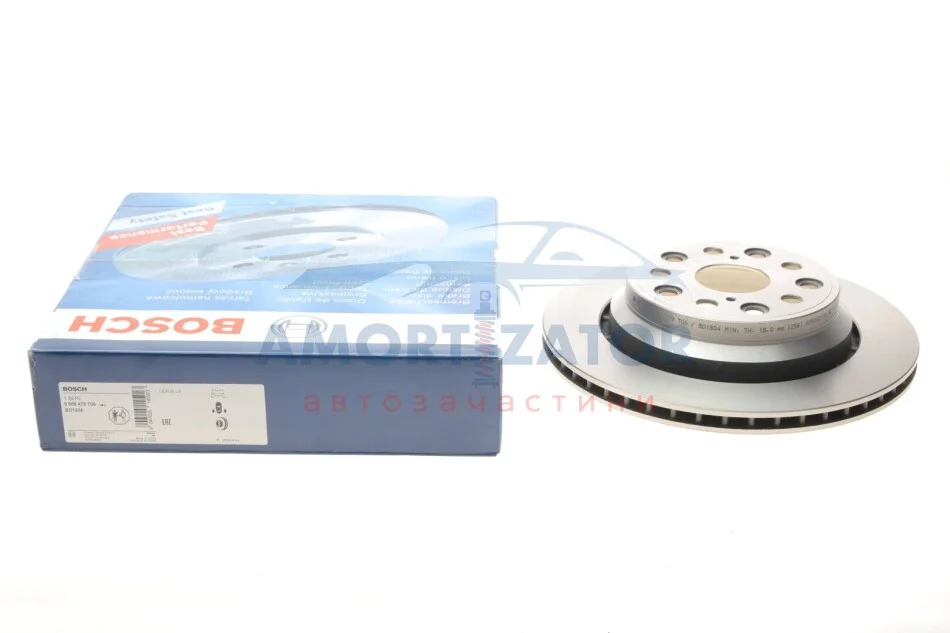 Диск гальмівний BOSCH 0 986 479 T06 (фото 1)