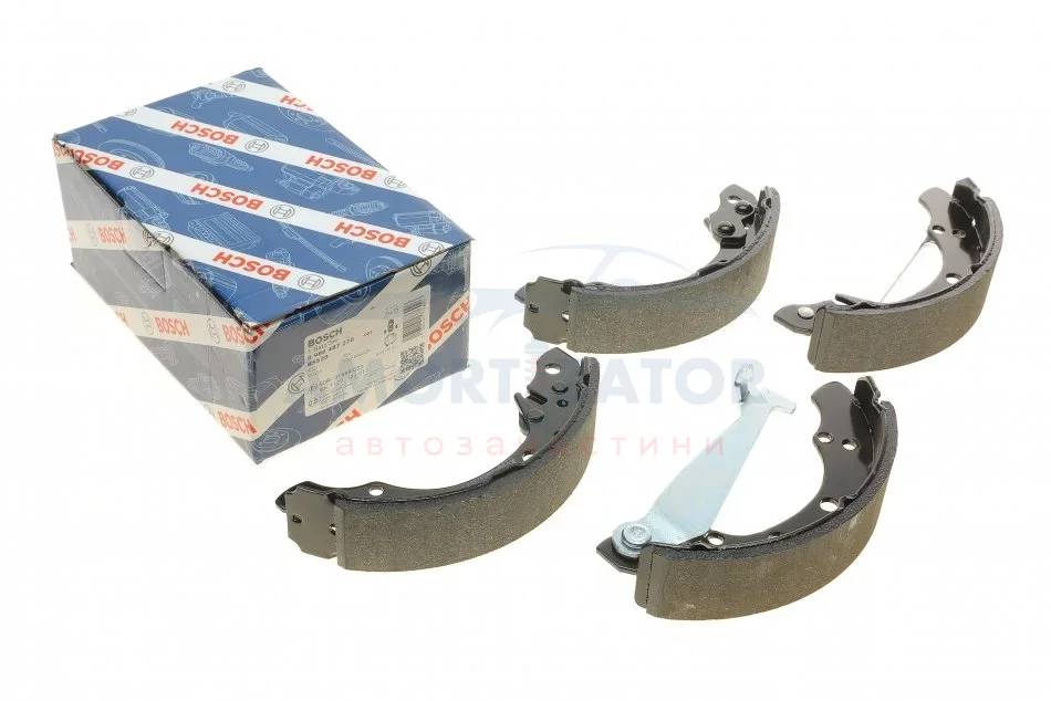 Гальмівні колодки барабані BOSCH 0 986 487 270 (фото 1)