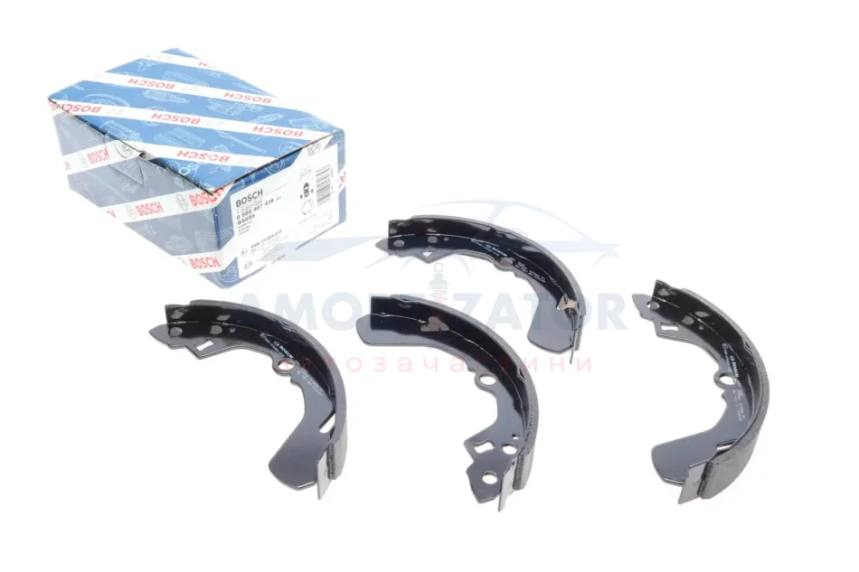 Гальмівні колодки, барабанні BOSCH 0986487436 (фото 1)