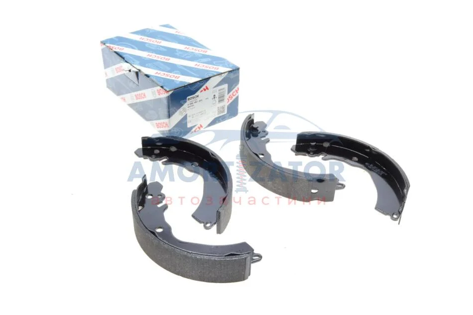 Гальмівні колодки барабані BOSCH 0 986 487 451 (фото 1)