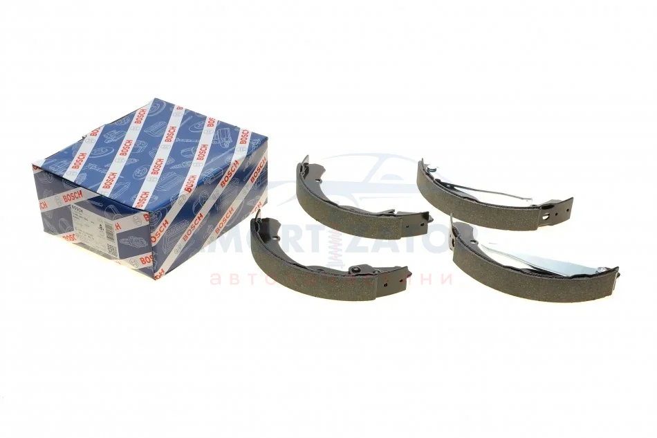 Гальмівні колодки барабані BOSCH 0 986 487 555 (фото 1)